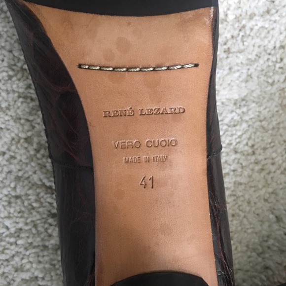 Rene lizard vero Cuoio heeled shoes - Picture 5 of 6